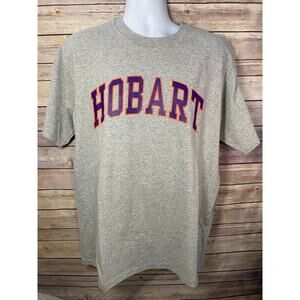 The Cotton Exchange Vintage 90s Hobart College Men's Large Heather Gray USA Made